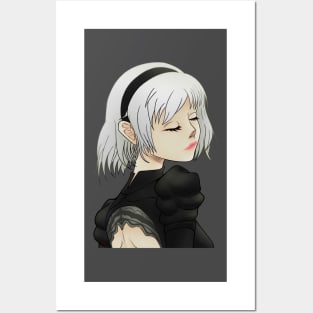 Nier character: Automata Posters and Art